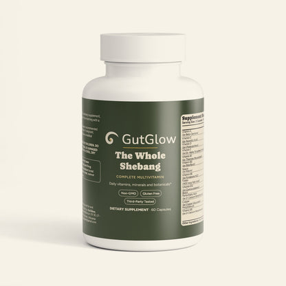 GutGlow Complete Multivitamin - front of bottle