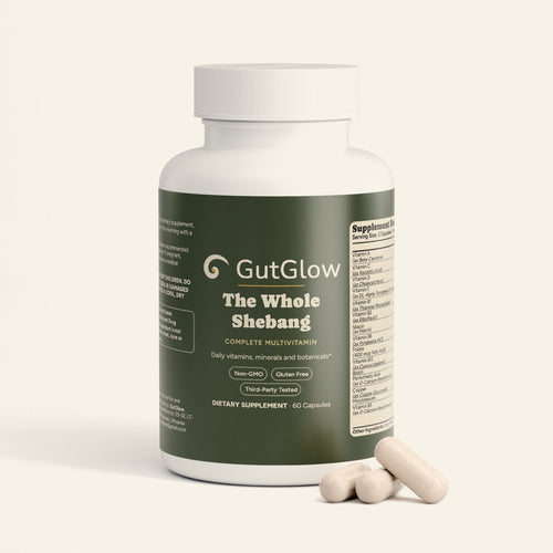 GutGlow Complete Multivitamin - bottle with capsules