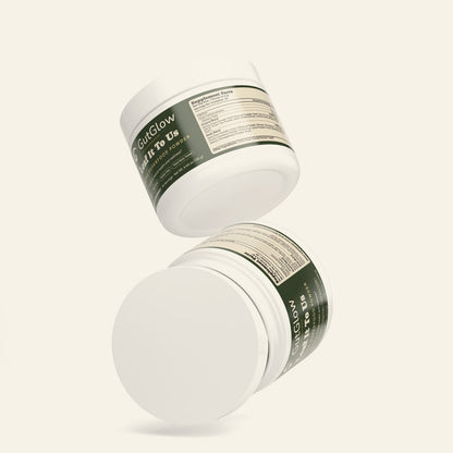 GutGlow Leaf It To Us Greens Superfood - tubs in motion
