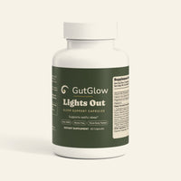 GutGlow Sleep Support - front of bottle